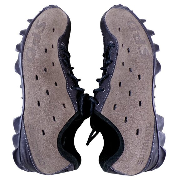 Shimano SPD Mountain Biking Cycling Brown Suede Shoes SH-MT22 EU 40 US 6.5 524 - Picture 6 of 10
